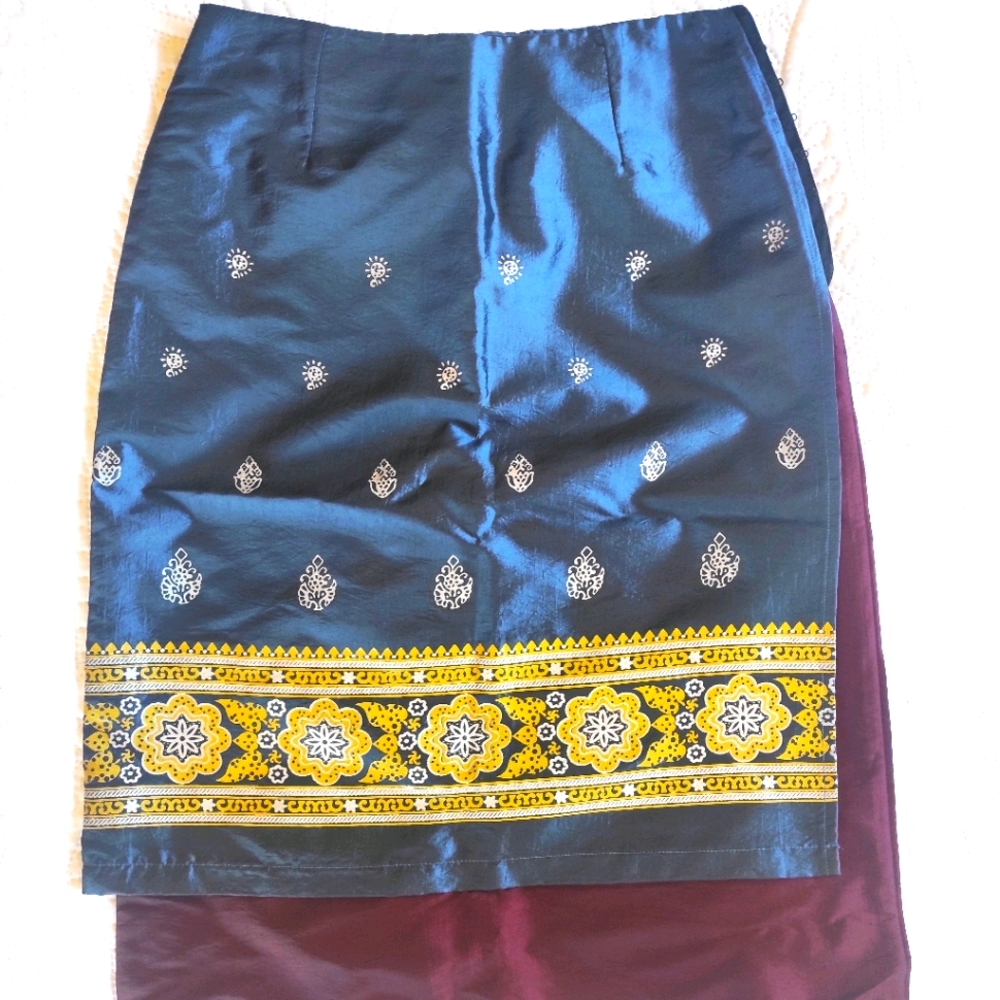 "Bollywood" style shiny skirt